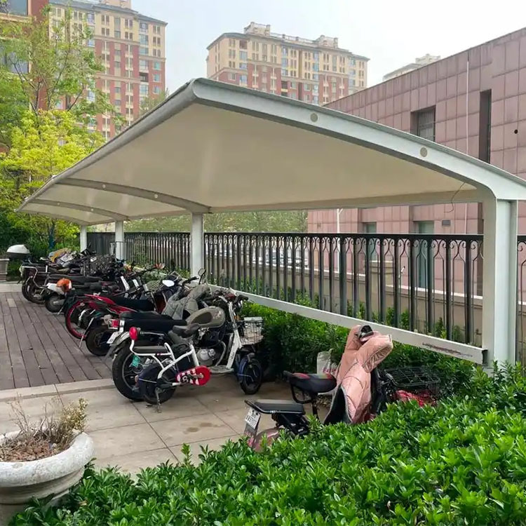 都兰县膜结构电动车棚